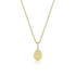pear cut fancy yellow diamond pendant necklace in a raised setting<br>accented by two tiers of yellow diamond pave <span class='visuallyhidden'>Call or text 323-404-2959 if you need shopping assistance.</span>
